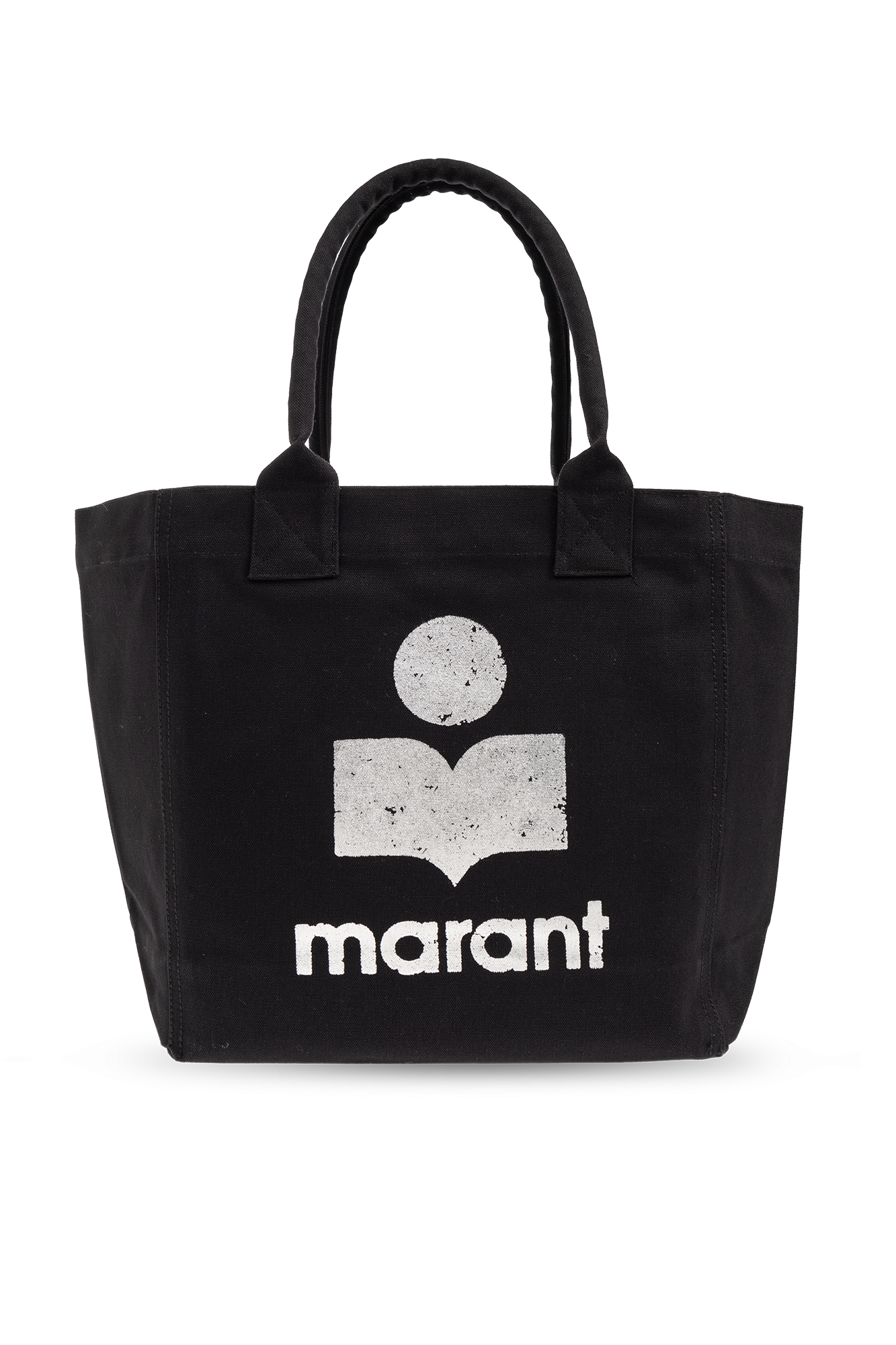 ISABEL MARANT イェンキー スモール ショッパー バッグ Small Yenky bag Woman black | ISABEL MARANT Official online